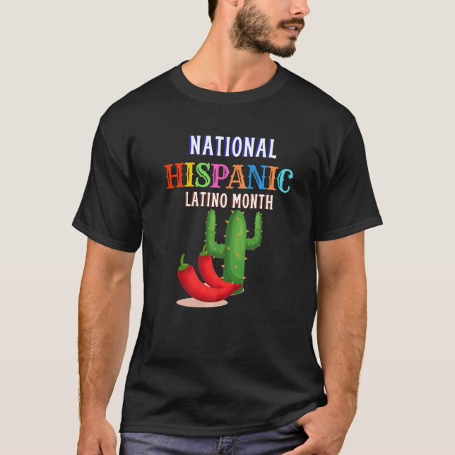 T-shirt Hispanic Ceremony Month Prideful Latin Spanish Ami (Devant)