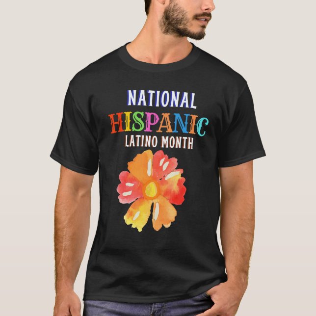 T-shirt Hispanic Ceremony Month Prideful Latin Spanish Ami (Devant)