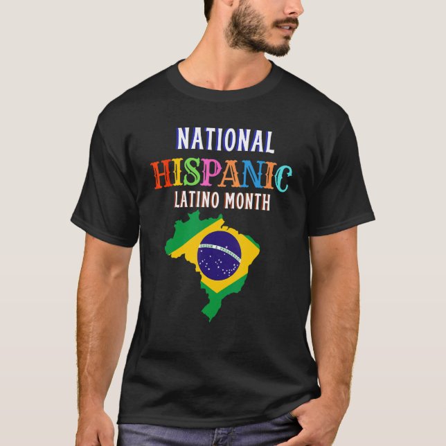 T-shirt Hispanic Ceremony Month Prideful Latin Spanish Ami (Devant)