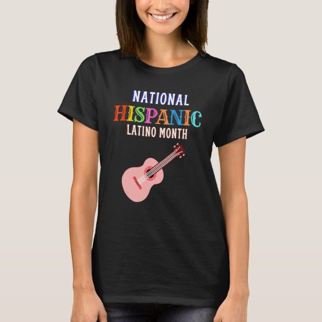 T-shirt Hispanic Ceremony Month Prideful Latin Spanish Ami (Devant)