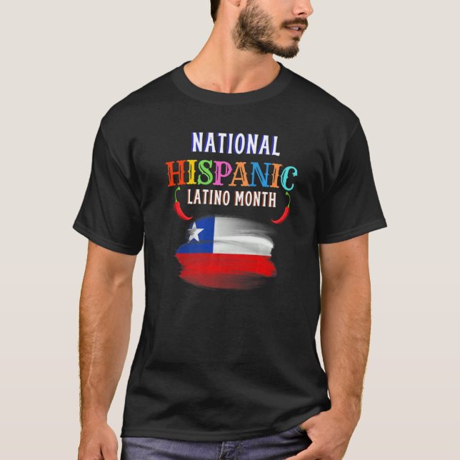 T-shirt Hispanic Ceremony Month Prideful Latin Spanish Ami (Devant)