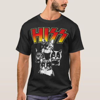 T-shirt HISS Drôle Cute Chat Maman Kitten Chats Lover Rock