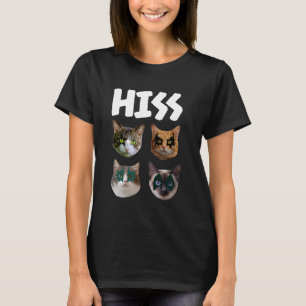 T-shirt Hiss Funny Cats Kittens Rock Rockin Pun Amoureux d