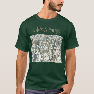 T-shirt Hiss N'Fitz CAT PARTY T SHIRT Mens