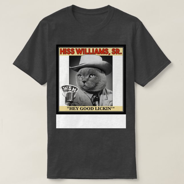 T-shirt Hiss williams (Design devant)