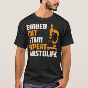 T-shirt Histo Vie Histologie Histologue Technicien Apparen