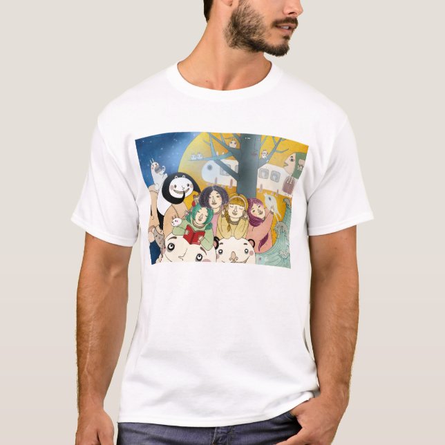 T-shirt Histoire 2013 de temps de lit (Devant)