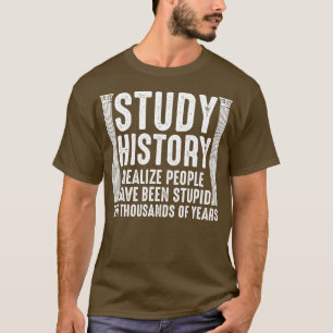 T-shirt Histoire amusante Design Hommes Histoire Femmes Hi