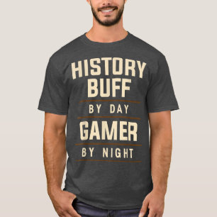 T-shirt Histoire Buts Par Jeu Joueur Par Historien De Nuit