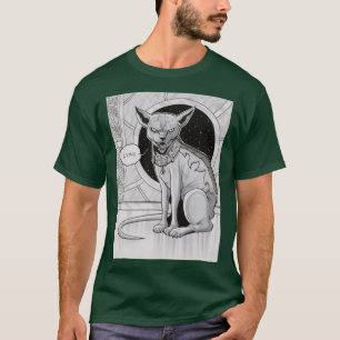 T-shirt histoire de chat menteur garçon monstre drôle