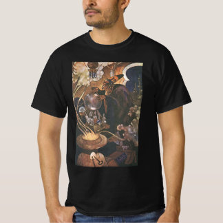 T-shirt Histoire de fée vintage, Aladdin et la lampe magiq
