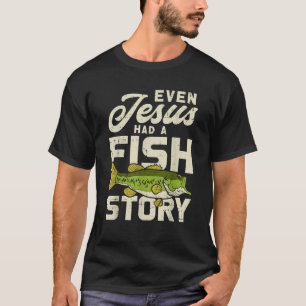 T-shirt Histoire de Jésus Poisson Pêcheur Dieu Christ Pêch
