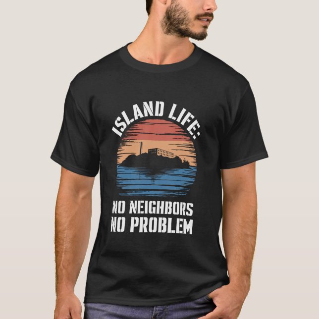T-shirt Histoire de la prison de l'île d'Alcatraz Prison c (Devant)
