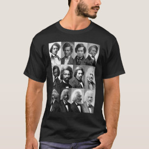 T-shirt Histoire de l'Amérique noire Frederick Douglass Bl