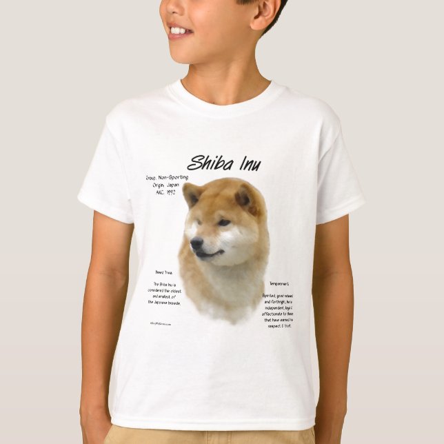 T-shirt Histoire de Shiba Inu (Devant)