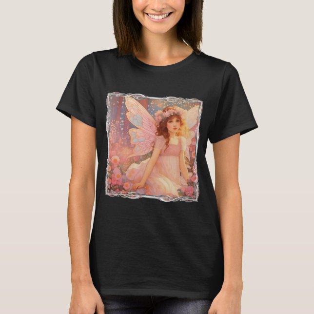 T-shirt Histoire de Whimsical Fairy in Enchanted Forest (Devant)