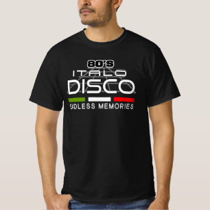 T-shirt Histoire des années 80 Italo Disco
