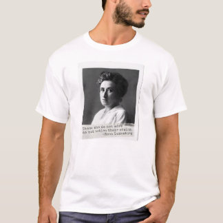 T-shirt Histoire des femmes : Rosa Luxembourg Citation sur