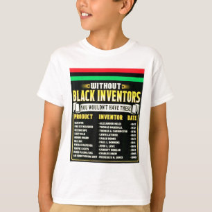 T-shirt Histoire Des Inventeurs Noirs Mois De L'Histoire D