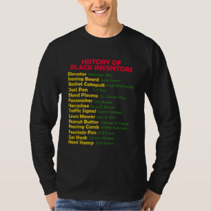T-shirt Histoire Des Inventeurs Noirs Mois De L'Histoire N