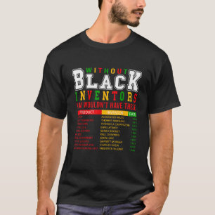 T-shirt Histoire Des Inventeurs Noirs Oubliés Histoire Noi