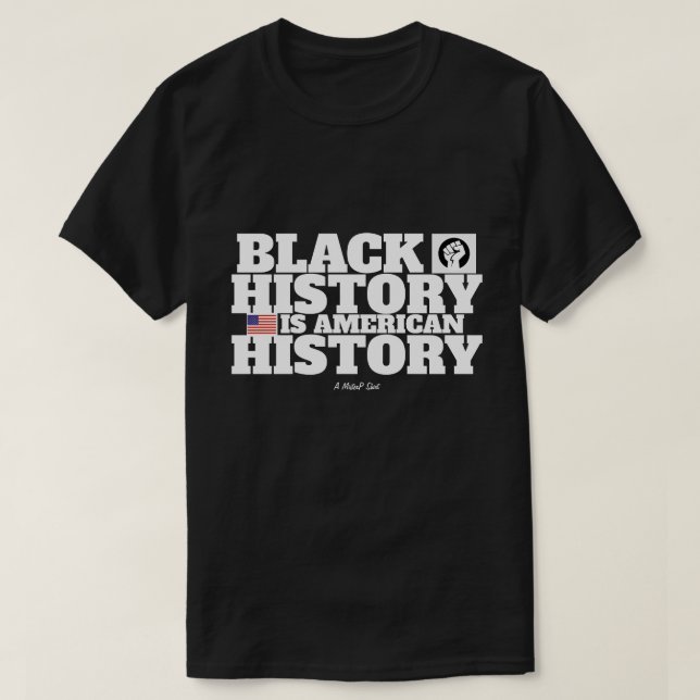 T-shirt Histoire des Noirs (Histoire américaine) - Une Che (Design devant)