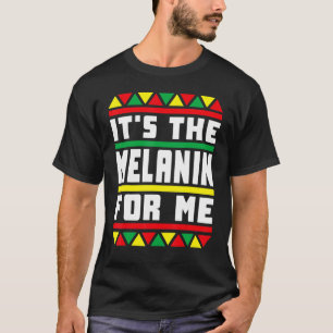 T-shirt Histoire des Noirs Pyjamas Afro C'est le Melanin p