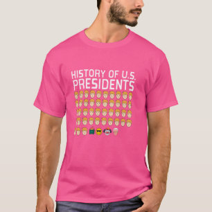 T-shirt Histoire des présidents américains - Anciens prési