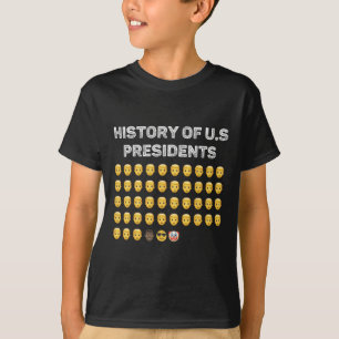 T-shirt Histoire des présidents des États-Unis, décompte p