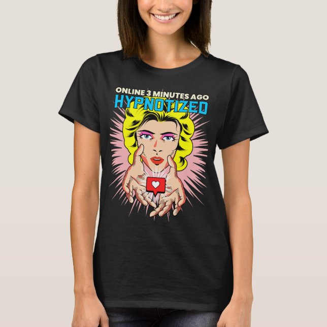 T-shirt Histoire d'horreur numérique - Hypnotisé (Devant)