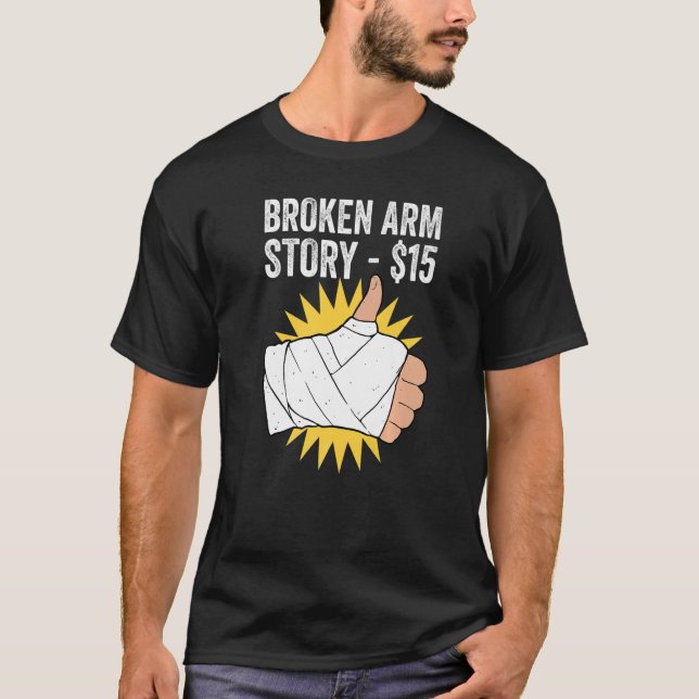 T-shirt Histoire du bras cassé (Devant)