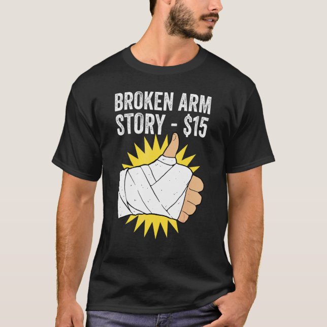 T-shirt Histoire du bras cassé (Devant)