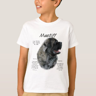 T-shirt Histoire du Mastiff Fluffy Brindle