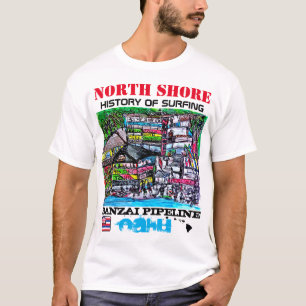 T-SHIRT HISTOIRE DU NORD DE RIVAGE DE CANALISATION