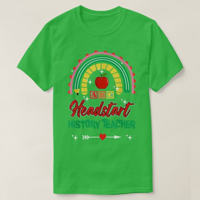T-shirt Histoire Enseignant Enseignement de la petite enfa (Design devant)