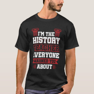 T-shirt Histoire Enseignant Études sociales