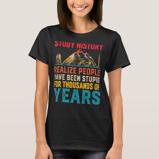 T-shirt Histoire Enseignants Histoire Plaisanterie Histoir (Devant)