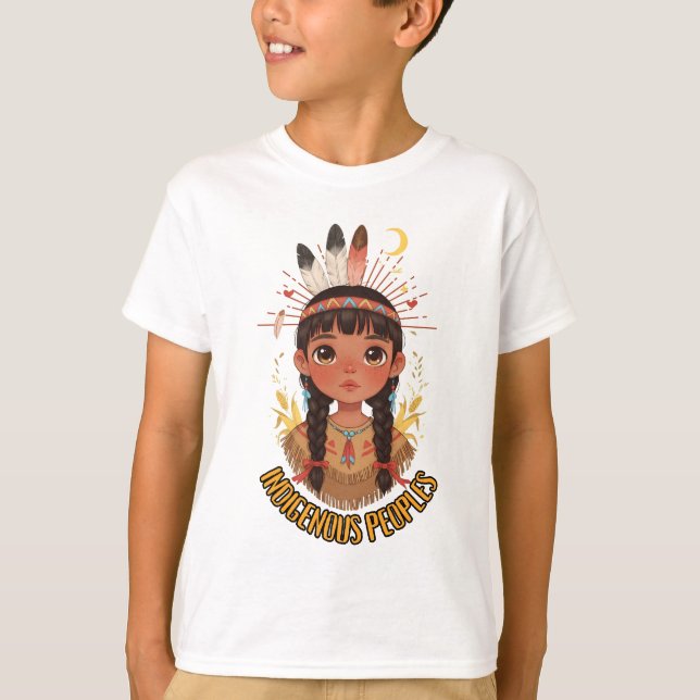 T-shirt Histoire et sensibilisation des peuples autochtone (Devant)