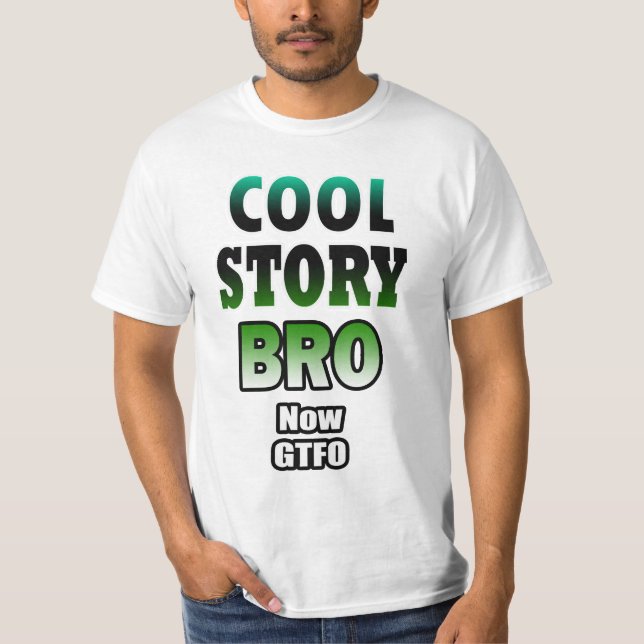 T-SHIRT HISTOIRE FRAÎCHE BRO (Devant)