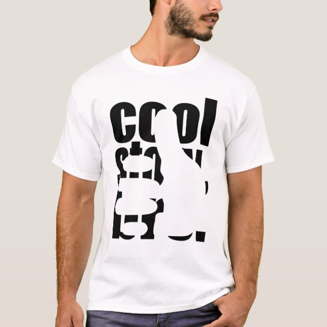 T-shirt Histoire fraîche Bro avec la silhouette de pouce (Devant)