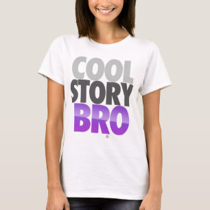 T-shirt Histoire fraîche Bro (pourpre)