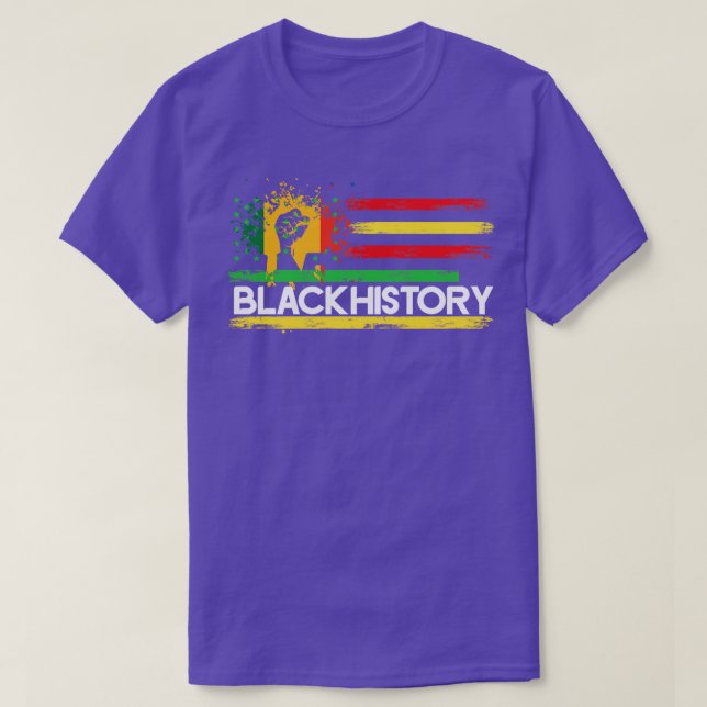 T-shirt histoire noire 2 (Design devant)