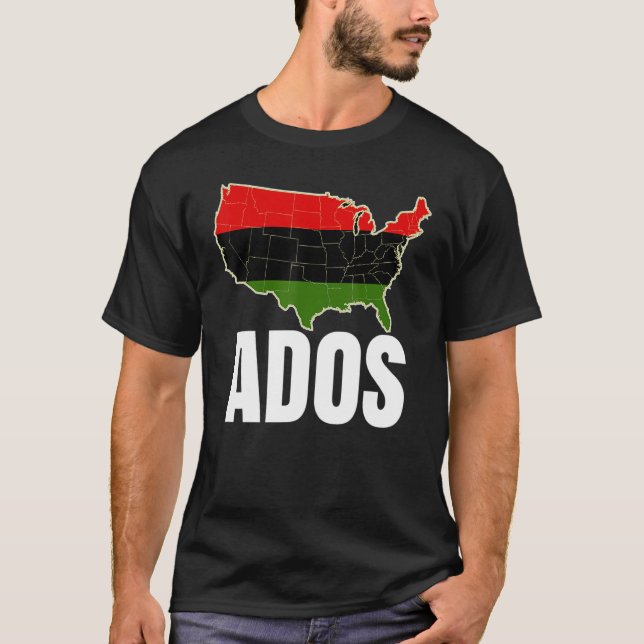 T-shirt Histoire noire ADOS (Devant)