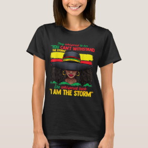 T-shirt Histoire Noire Africaine Pour Les Femmes Je Suis L
