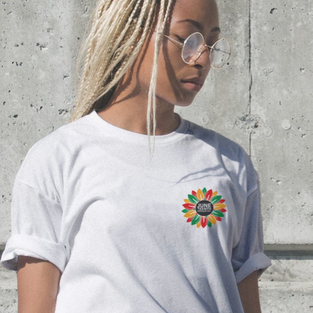 T-shirt Histoire noire afro-américaine Junetten Sunflower (Créateur téléchargé)