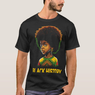 T-shirt Histoire noire de l'Amérique africaine