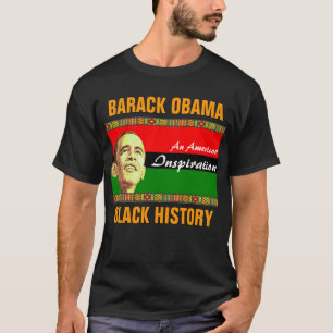 T-shirt Histoire noire d'Obama (2 dégrossis)