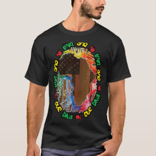 T-shirt Histoire noire Histoire américaine Drapeau patriot
