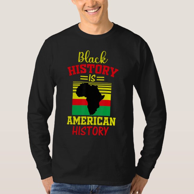 T-shirt Histoire Noire Histoire Américaine Histoire Noire  (Devant)
