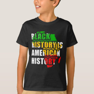 T-shirt Histoire Noire Histoire Américaine Histoire Noire 